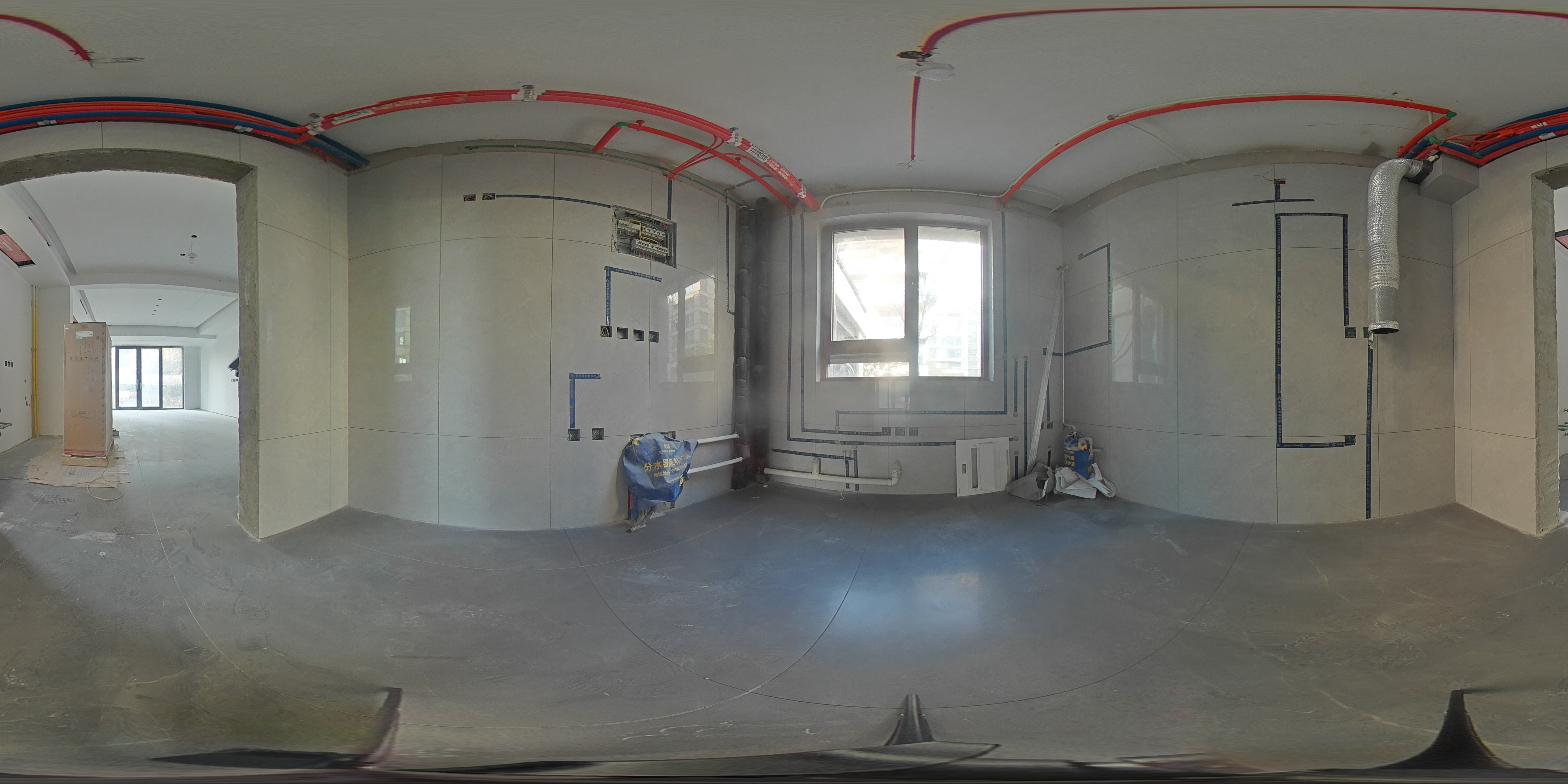 越秀鉑悅府 103m2 奶油風(fēng) 在施工地